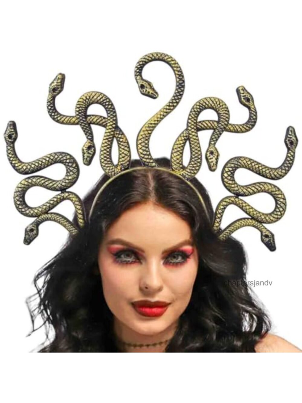 Plastic Snake Medusa Headband Halloween Cosplay Hair Accessory